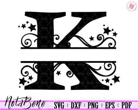 k monogram svg